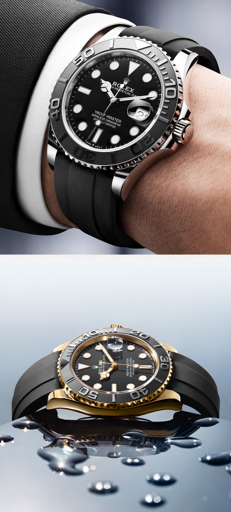 rolex yacht master m226659 0002 montre portee homme yacht master rubber black m226658 0001 2310jva 001 portraitj